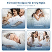 Waterproof Mattress Protector, Noiseless Queen Size Mattress Pad with Deep Pocket Fitted Up to 6