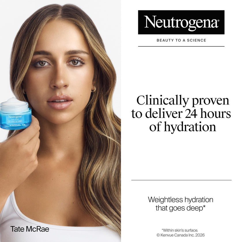 Neutrogena Hydro Boost Gel Cream Face Moisturizer - Oil-Free Facial Cream with Hyaluronic Acid for Dry Skin - Lightweight, Non-Comedogenic Daily Hydrating Formula, 47mL 🍁 All In One Marketplace Canada