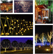 Toodour Solar String Lights Outdoor, 56ft 100 LED Globe String Lights, Waterproof Crystall Ball Lights Solar Patio Lights with 8 Modes for Garden Lawn Gazebo Yard, Outdoor Decorations - Warm White 🍁 All In One Marketplace Canada