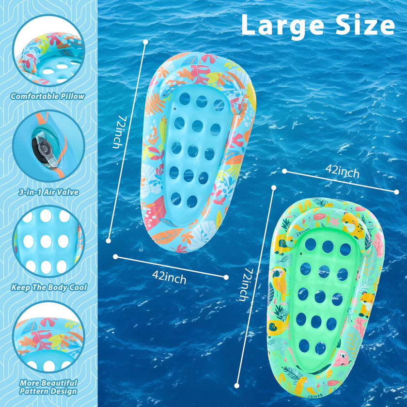 LUSARRYWILL 2 Pack Pool Floaties for Adults, 72