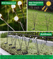 SIOTMERA 8 Count Solar Lights Outdoor Waterproof IPX5, Solar Garden Lights, Wind Swaying Firefly Lights, Solar Christmas Lights, for Yard Lawn Pathway Decoration Lighting,6LED WarmYellow 🍁 All In One Marketplace Canada