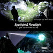 Blukar LED Headlamp Rechargeable,2000L High Lumen Super Bright Dimmable Headlight Flashlight with Motion Sensor- 8 Modes,Spotlight&Floodlight,IPX5 Waterproof for Camping,Hiking,Running,Fishing -2 Pack 🍁 All In One Marketplace Canada