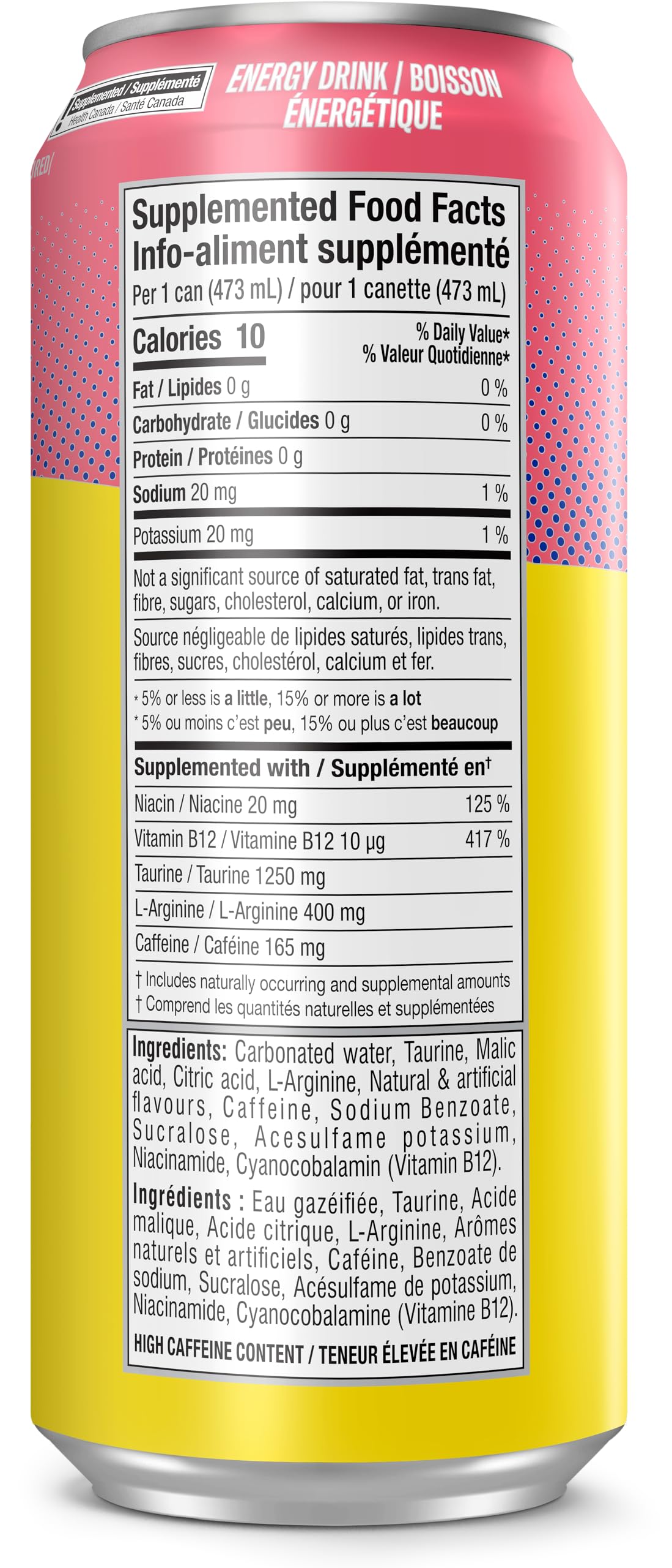Cellucor C4 Performance Energy Drink, Jolly Rancher Watermelon, Carbonated Sugar Free Drink with no Artificial Colours or Dyes, 473mL, 12 count 🍁 All In One Marketplace Canada
