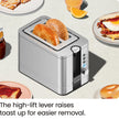 Chefman 2-Slice Pop-Up Stainless Steel Toaster w/ 7 Shade Settings, Extra Wide Slots for Toasting Bagels, Defrost/Reheat/Cancel Functions, Removable Crumb Tray, 850W, 120V, Silver 🍁 All In One Marketplace Canada