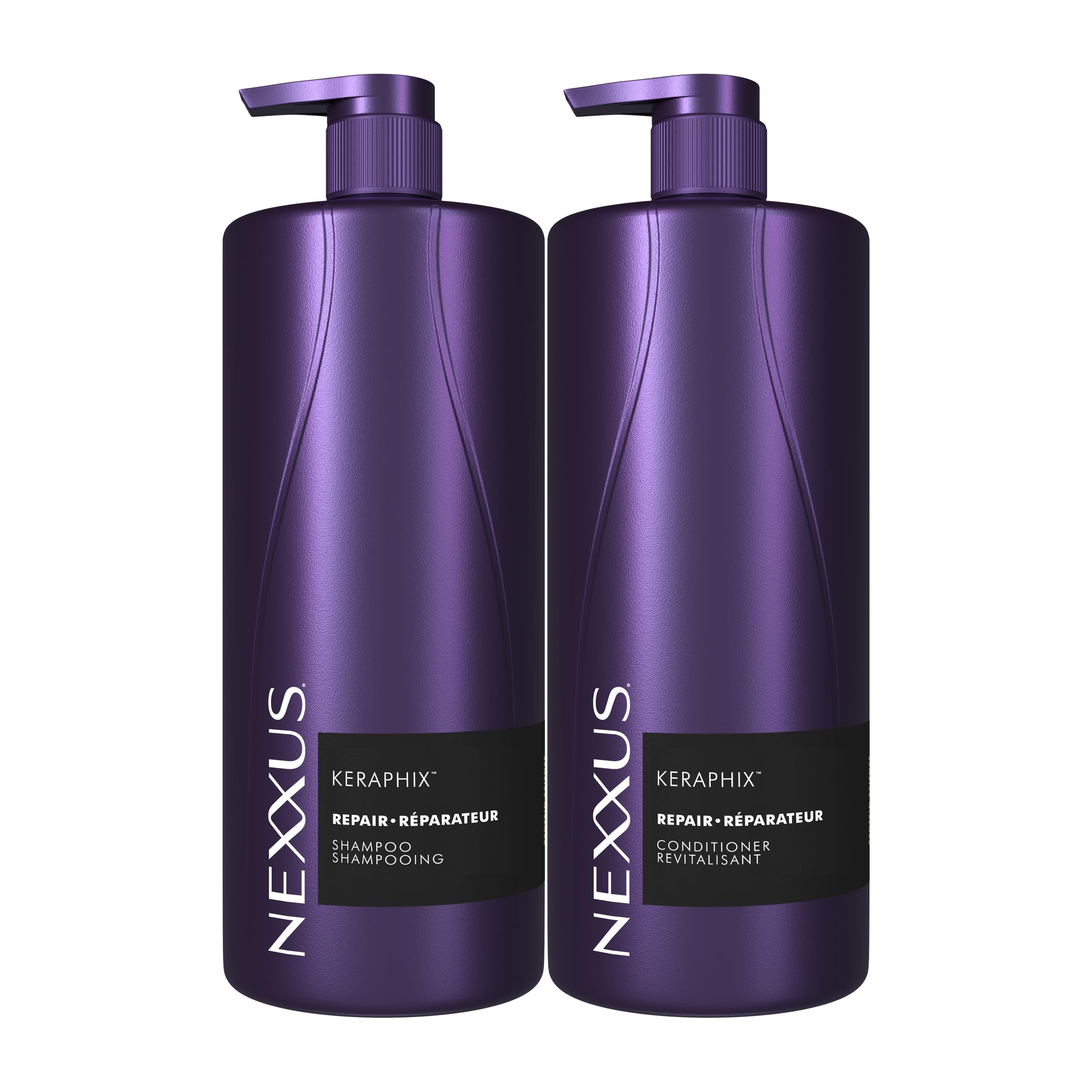 Nexxus Keraphix Damage Repair Shampoo & Conditioner Pump, 1L, 2-Pack 🍁 All In One Marketplace Canada