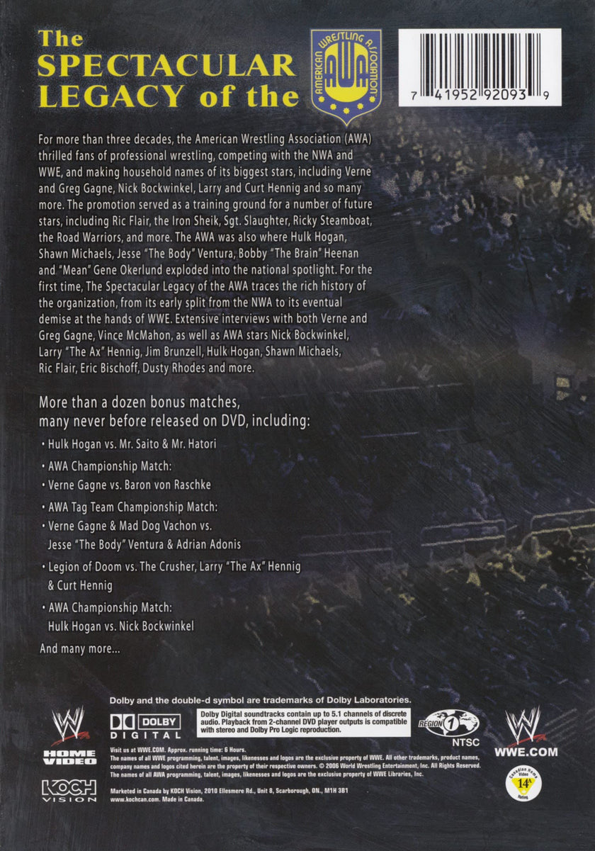 The Spectacular Legacy of the AWA - DVD