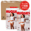 Huggies Size 6 Diapers, Skin Essentials Baby Diapers, Size 6 (35+ lbs), 108 Count (2 Packs of 54), Packaging May Vary 🍁 All In One Marketplace Canada