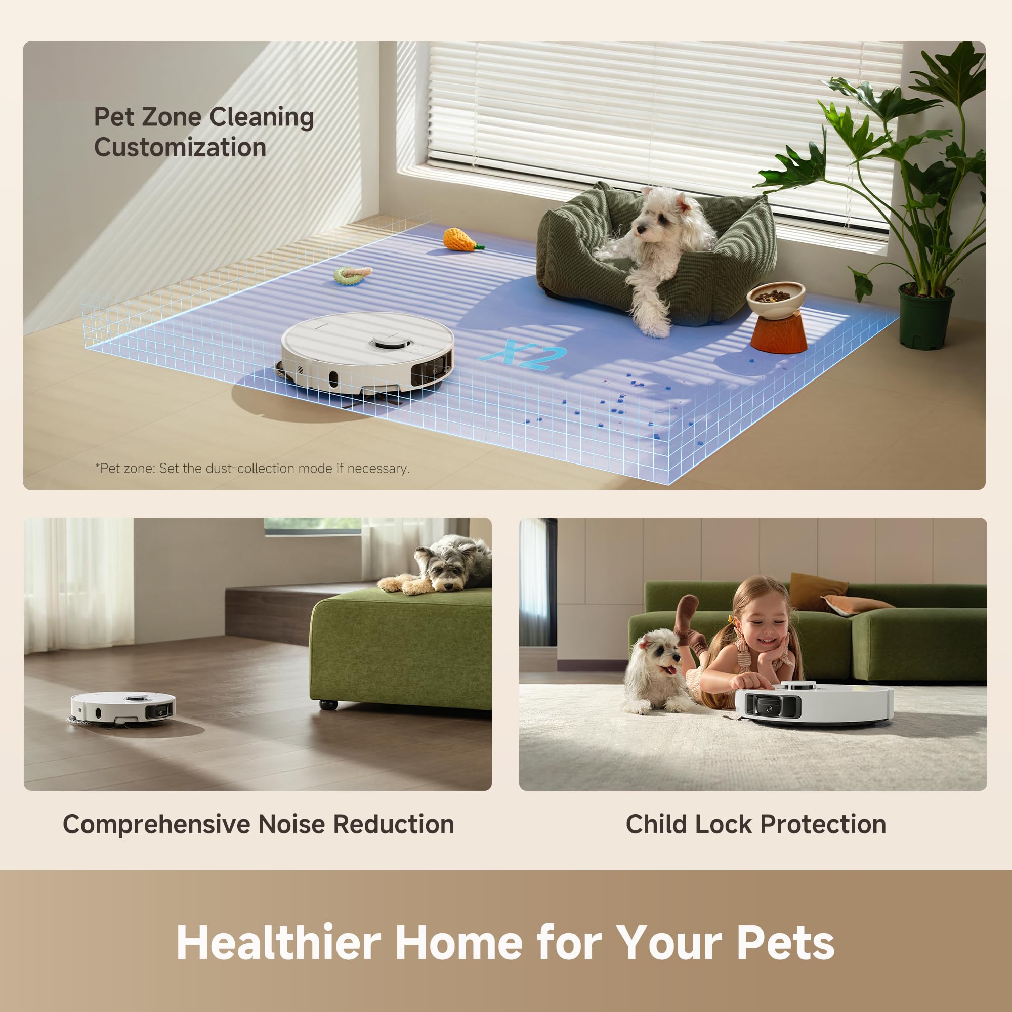 DREAME L40 Ultra Gen 2 Robot Vacuum and Mop with 25,000Pa Suction, Extendable Side Brush and Mop, All-in-One Self-Cleaning Dock, Voice & App Control, White 🍁 All In One Marketplace Canada