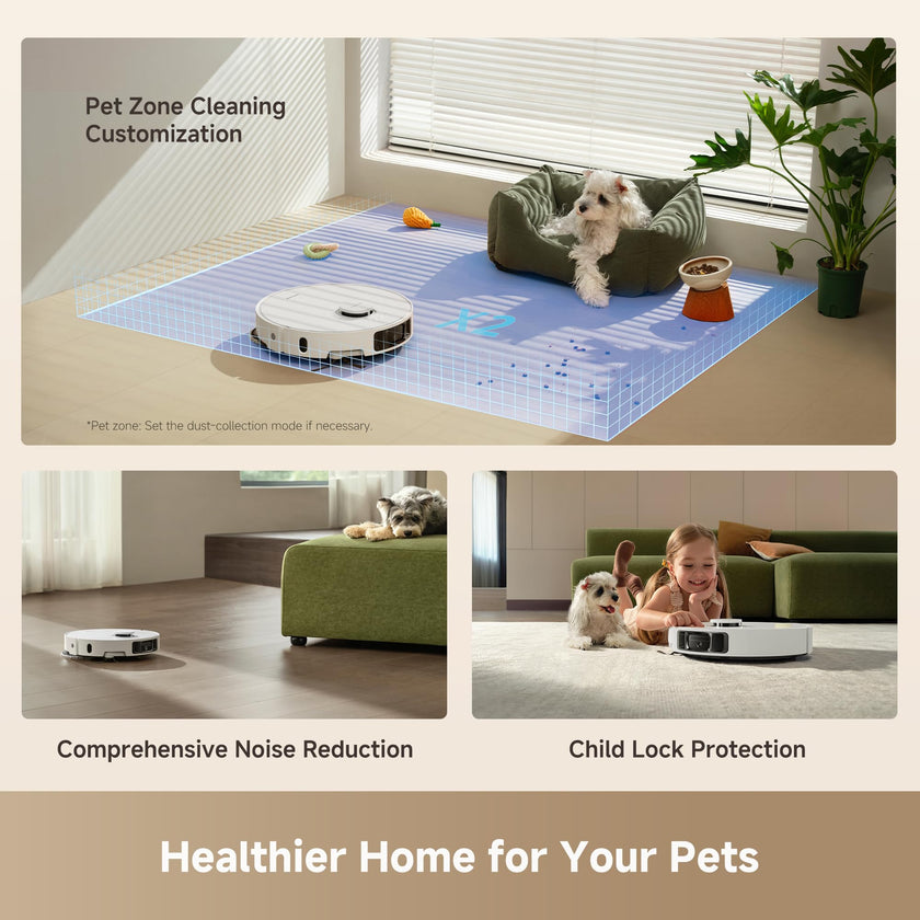 DREAME L40 Ultra Gen 2 Robot Vacuum and Mop with 25,000Pa Suction, Extendable Side Brush and Mop, All-in-One Self-Cleaning Dock, Voice & App Control, White 🍁 All In One Marketplace Canada