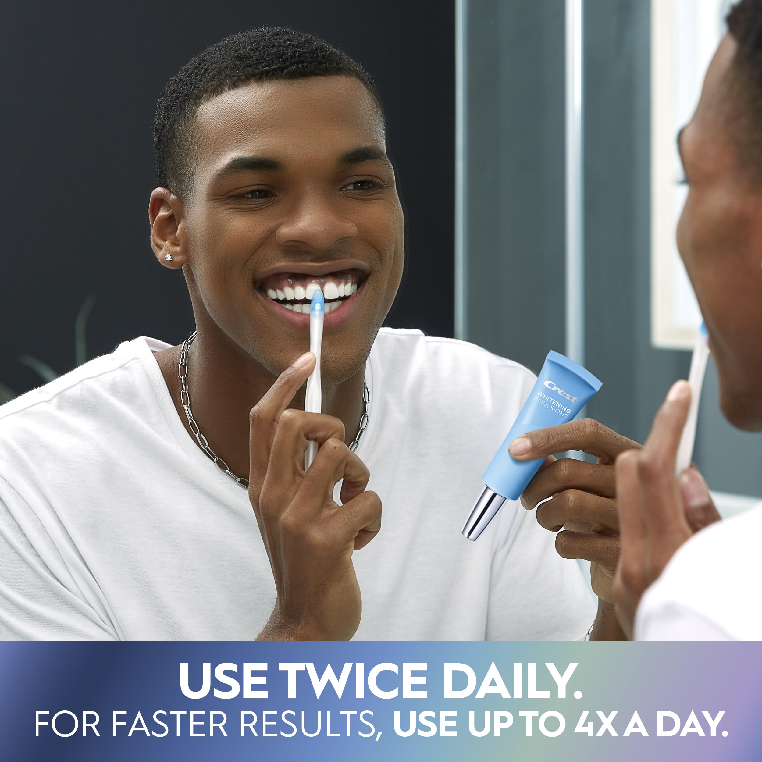 Crest 3D White Daily Whitening Serum Advanced Enamel White, Leave-on Teeth Whitening Treatment, 21 mL 🍁 All In One Marketplace Canada