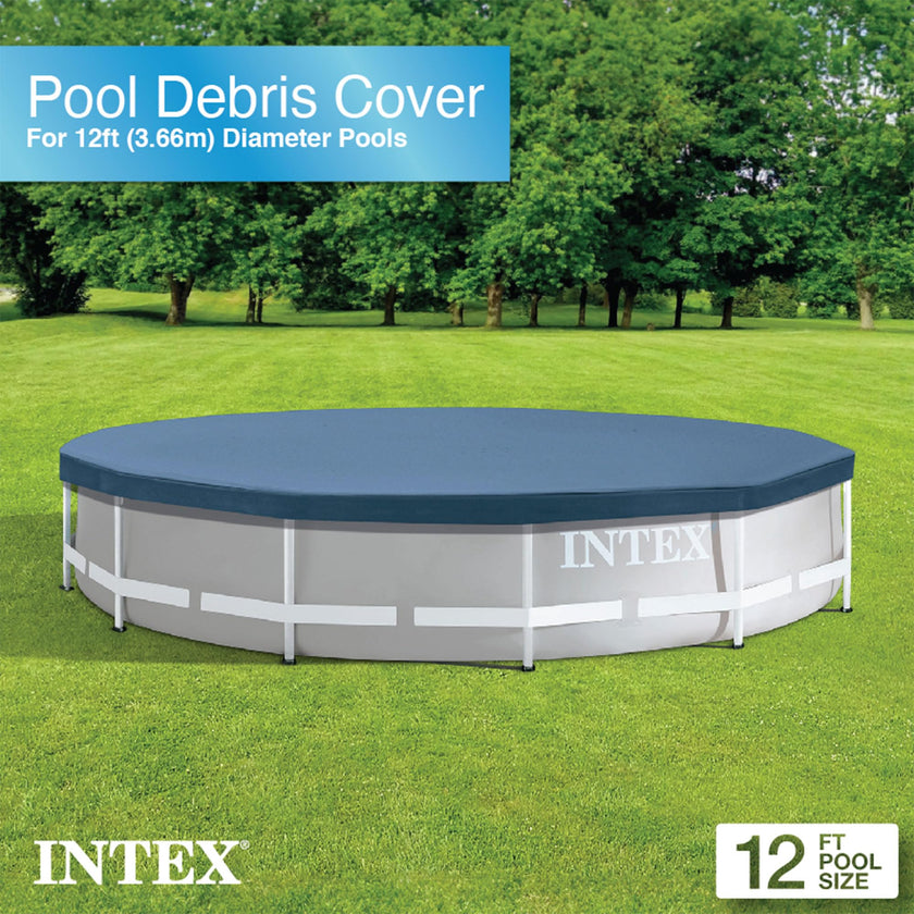 Intex 28031E 12 Foot Round Above Ground Swimming Pool Cover, (Pool Cover Only) 🍁 All In One Marketplace Canada