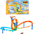 Hot Wheels Toy Car Track Set, Launch and Loop Playset & 1:64 Scale Die-Cast Vehicle, Crash Area on Figure 8 Track with Loop-Kicker Booster 🍁 All In One Marketplace Canada