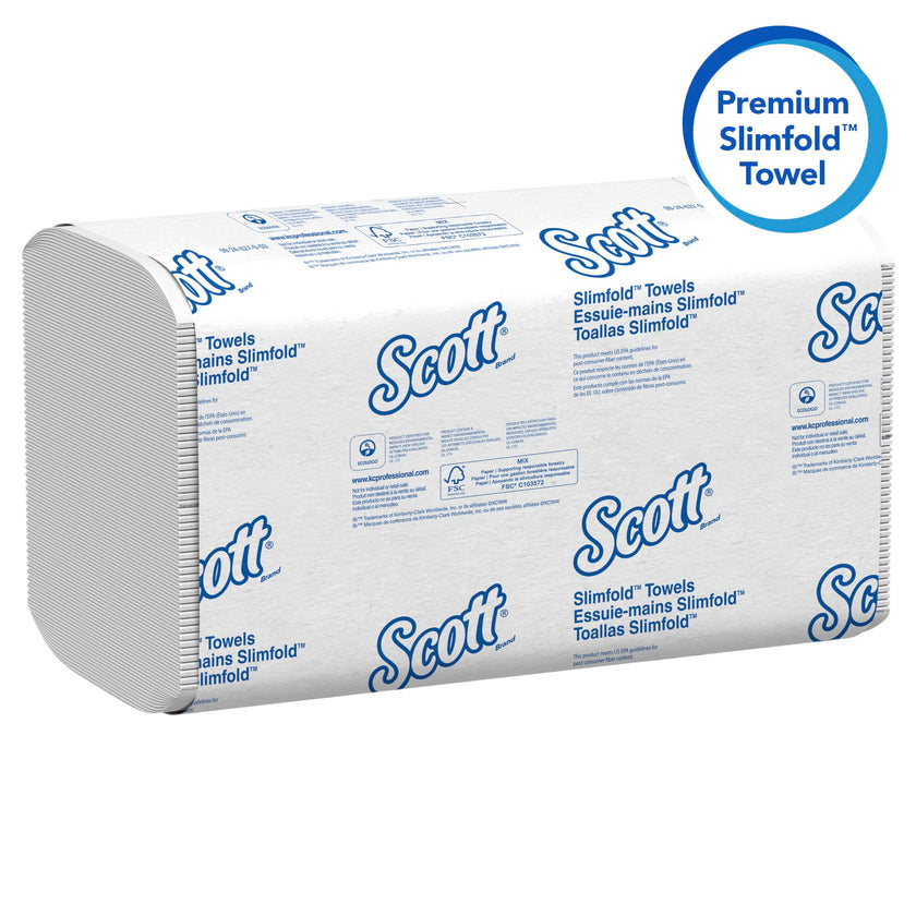 Scott Professional Pro Slimfold Folded Paper Towels, Bulk (04442), Absorbency Pockets, White, for Compatible Kimberly-Clark Professional Dispensers (24 Packs of 90 Sheets, 2,160 Sheet Total) 🍁 All In One Marketplace Canada