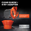 Camco 21012 RhinoEXTREME 20ft RV Sewer Hose Kit | Includes Swivel Fitting and Translucent Elbow with 4-in-1 Dump Station Fitting | Storage Caps Included 🍁 All In One Marketplace Canada