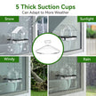Clear Window Bird Feeder with 5 Extra Strong Suction Cups, DY-SKTY Sturdy and Durable Acrylic Birdfeeders for Viewing Wild Birds Outside, as a Bird Watching Gift, Outdoor Birdhouse Box, Garden Decor 🍁 All In One Marketplace Canada