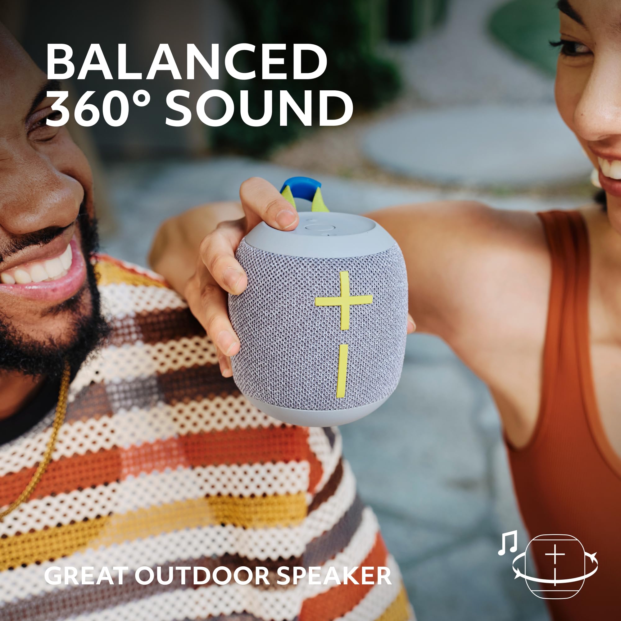 Ultimate Ears WONDERBOOM 4 Portable Waterproof Bluetooth Speaker with Big Bass and 360-Degree Sound, Dustproof Floating Speaker with 131ft (40m) Range - Blue 🍁 All In One Marketplace Canada