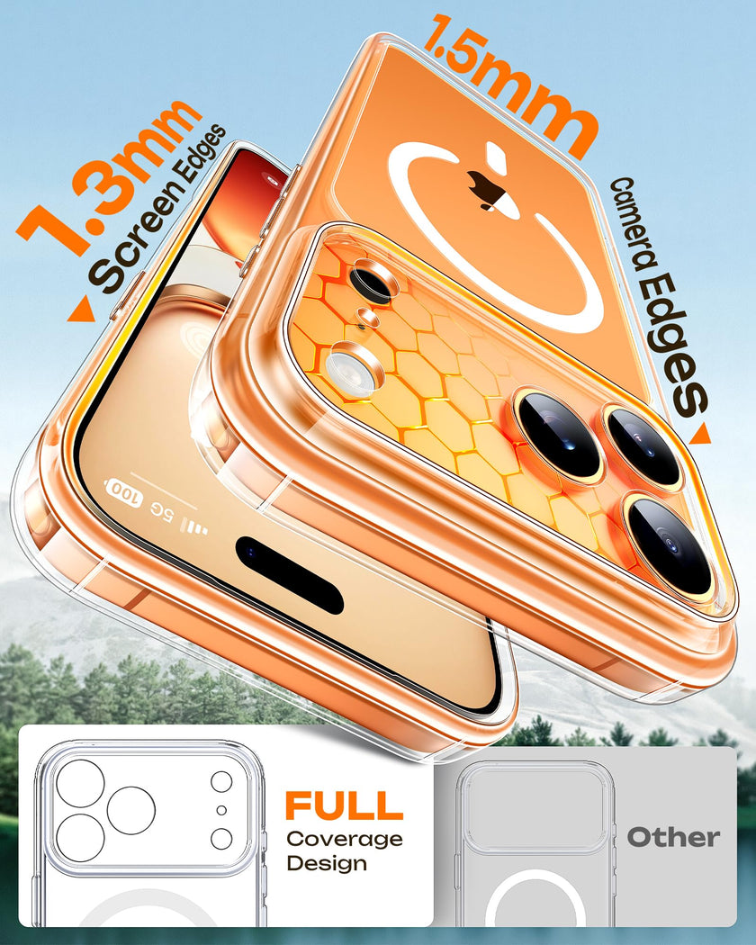 TOCOL Clear Case for iPhone 17 Pro Max, Upgraded Full Camera Protection, Compatible with Magsafe, Shockproof Magnetic Phone Case for 17 ProMax 6.9 inch, Anti-Yellowing (Clear) 🍁 All In One Marketplace Canada