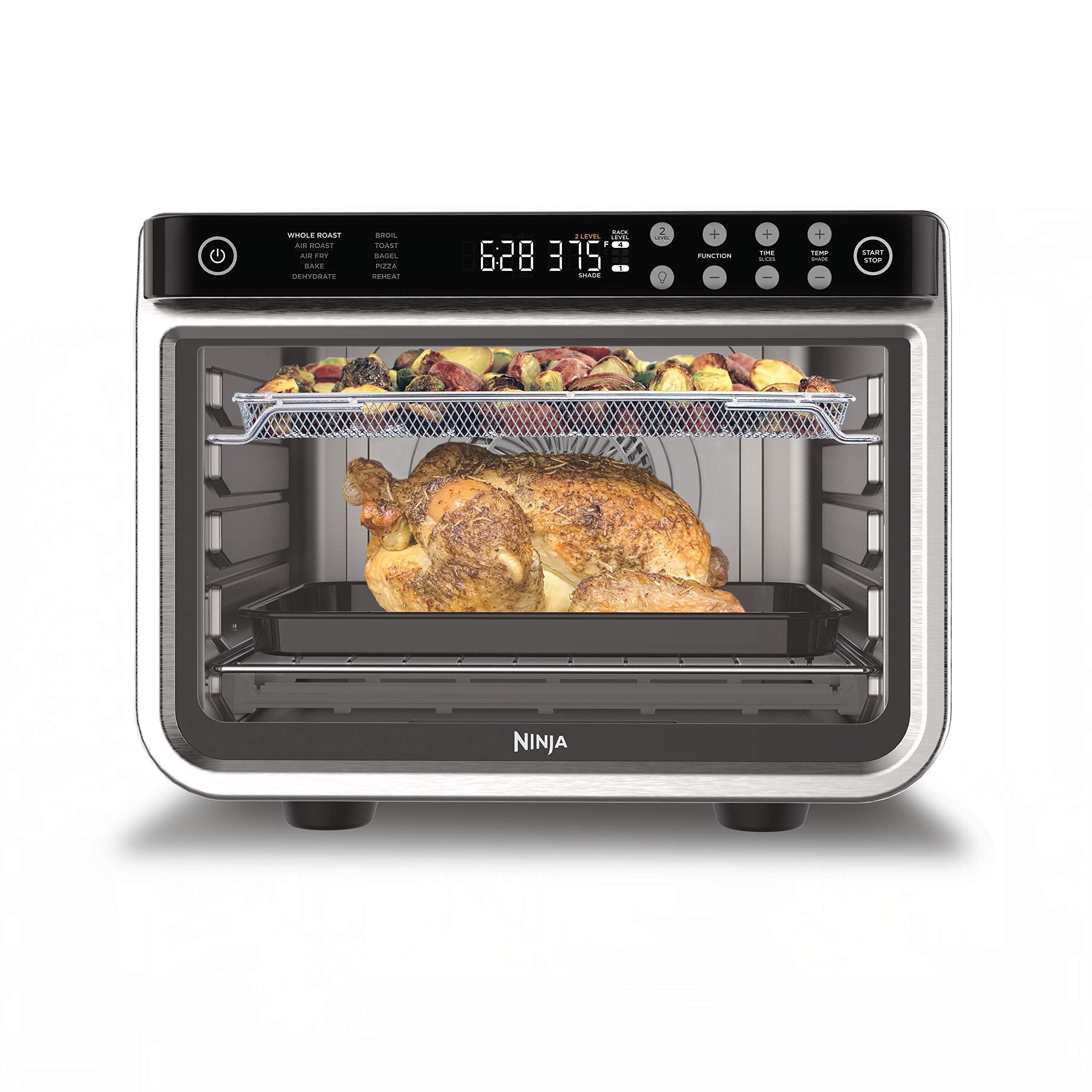 Ninja DT201C, Foodi 10-in-1 XL Pro Air Fry Oven, Stainless steel, 1800W (Canadian version) 🍁 All In One Marketplace Canada