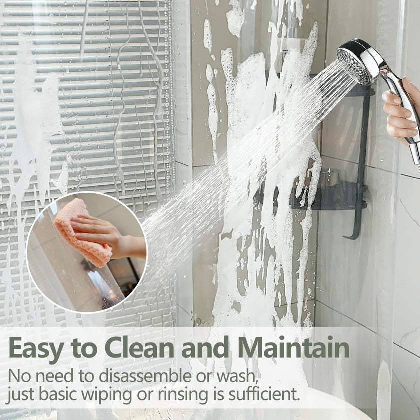 Seenus PEVA 8G Clear Shower Curtain Liner with 3 Large Magnets, Bpa-Free Waterproof Plastic Shower Curtain for Bathroom, 72 x 72 inch Completely Transparent Shower Liner Mildew Resistant 🍁 All In One Marketplace Canada