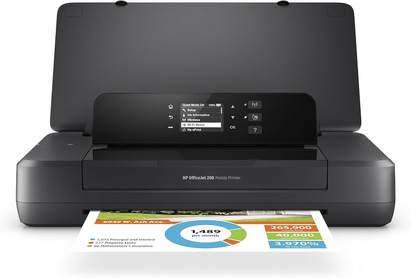 HP Officejet 200 Wireless Colour Portable Inkjet Printer
