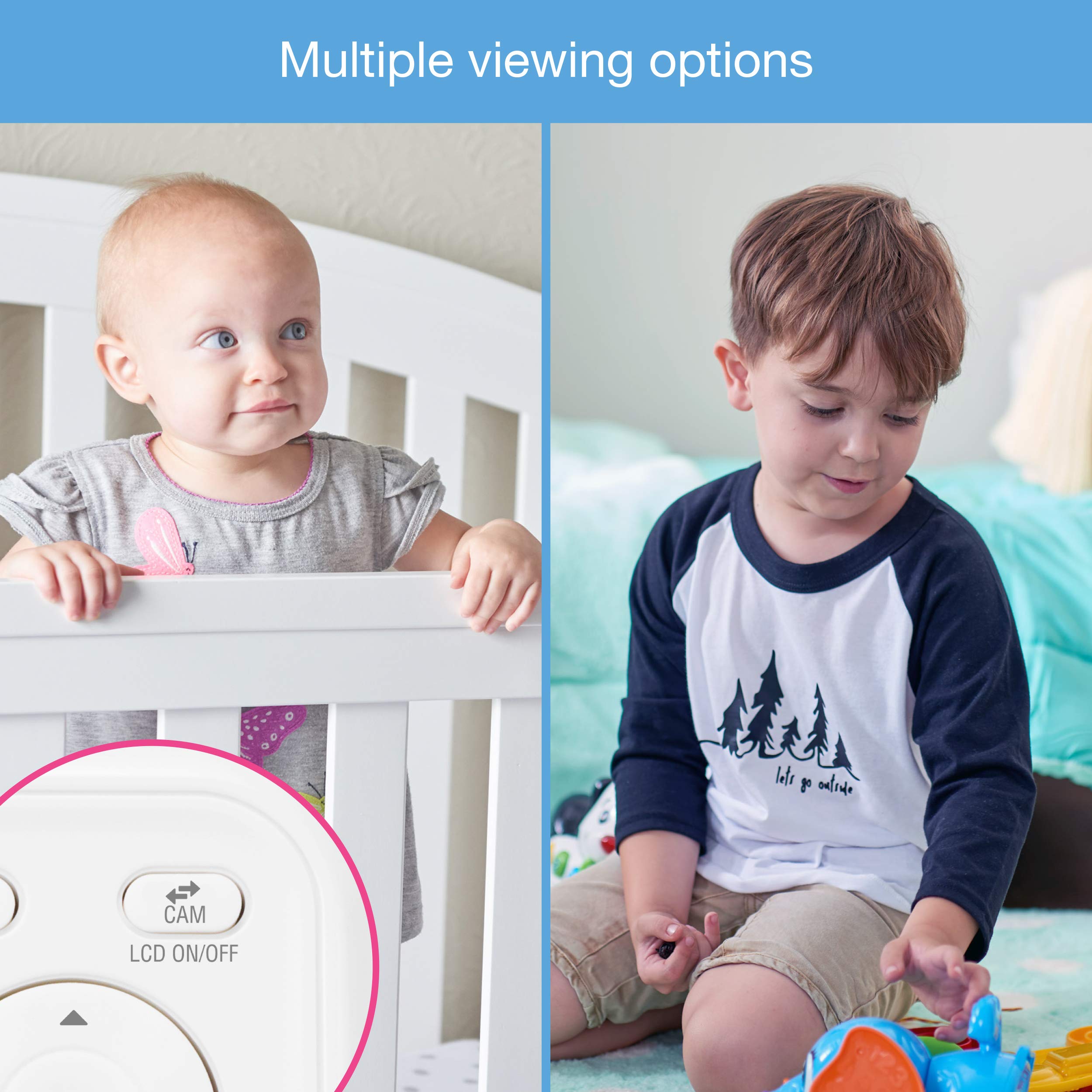 VTech VM3252-2 Digital Video Baby Monitor with 2.8