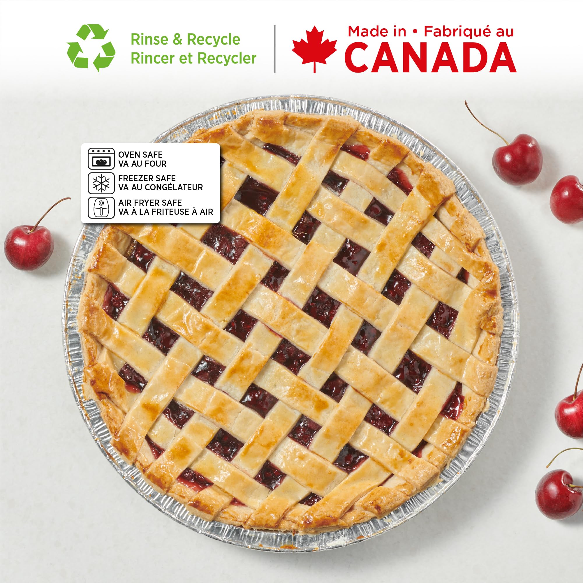 Starfrit 50-Pack Aluminum Pie Plates, 9