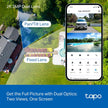 Tapo 2K Dual Lens 360° Pan/Tilt Security Battery Camera Wireless w/Solar Panel, 165° Wide View + 6mm Telephoto, Free Person/Vehicle Detection, SD/Cloud Storage, Works w/Alexa & Google (Tapo C645D KIT) 🍁 All In One Marketplace Canada