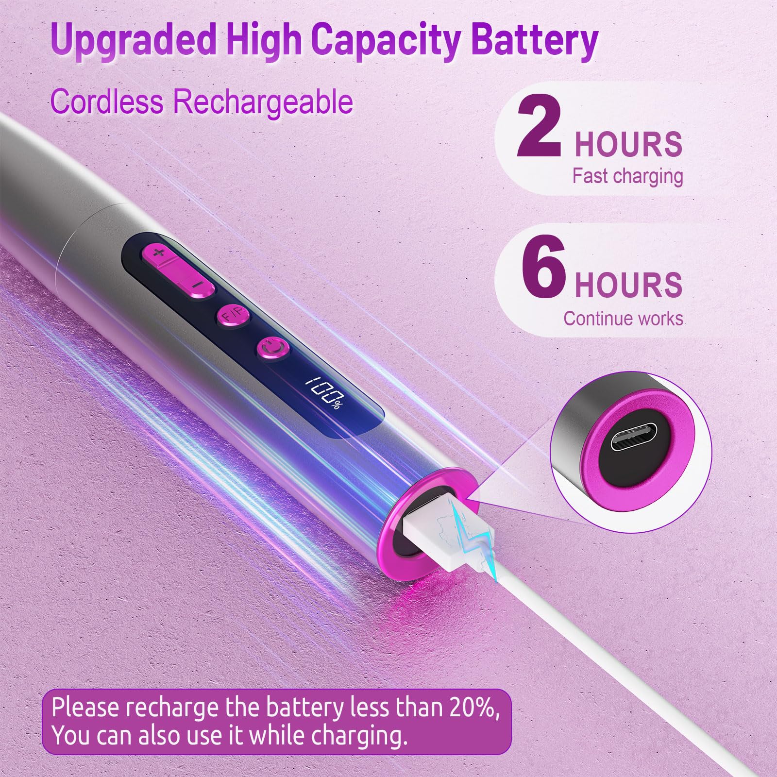 SnnyNyx Cordless Electric Nail Drill 35000 RPM, Professional Portable Nail File for Acrylic Nails & Gel Polish Removal, Low Vibration & Heat E-file with 11 Drill Bits, Salon-Quality Manicure Pedicure Kit (Matte Gray) 🍁 All In One Marketplace Canada