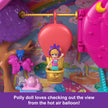 Polly Pocket Dolls & Playset with Pets & 25+ Surprise Accessories, Birthday Celebration Unicorn Partyland Playset, Hot Air Balloon Ride 🍁 All In One Marketplace Canada