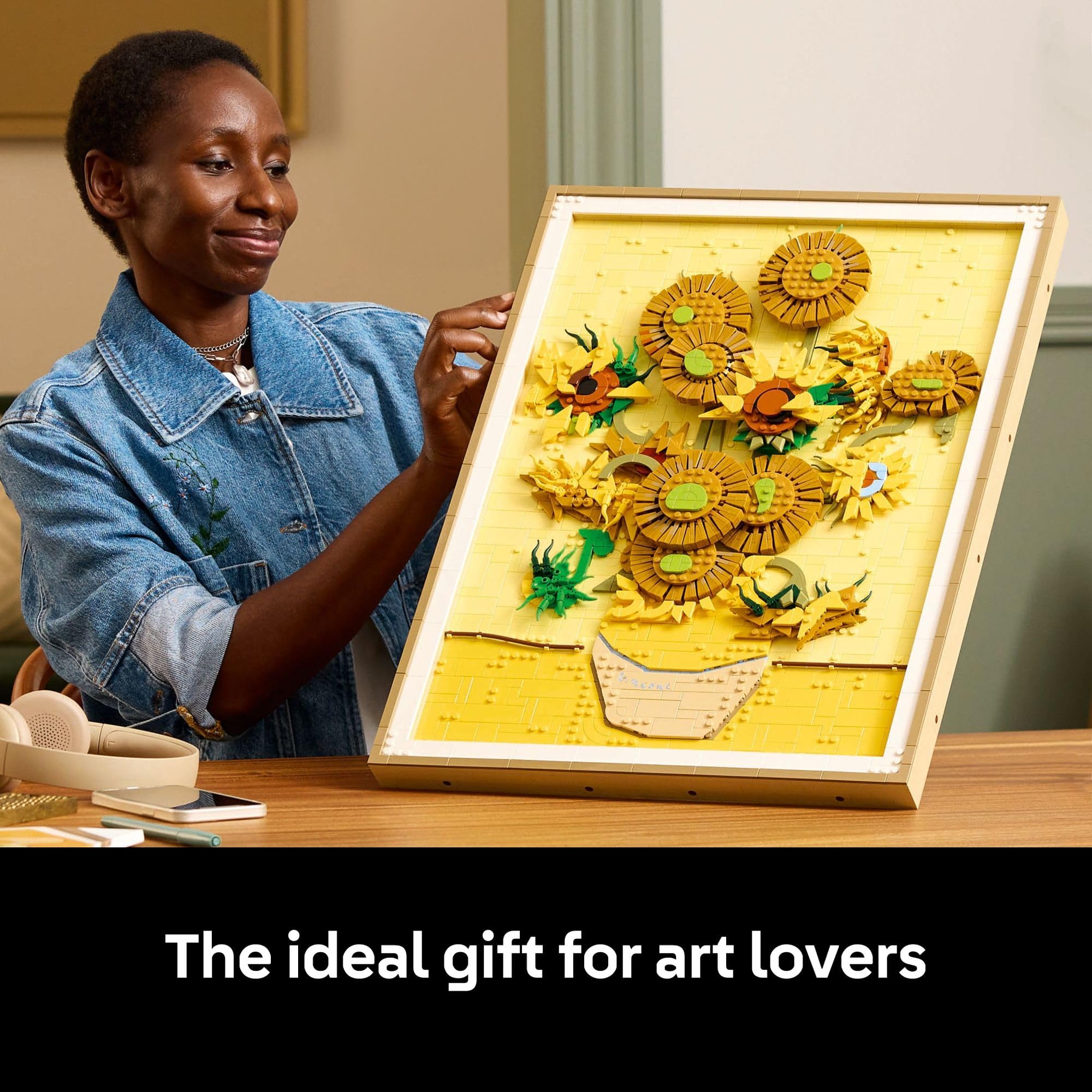 LEGO Art Vincent Van Gogh – Sunflowers Building Set for Adults - Home Decor Idea - Brick Built Painting - Gift for Birthdays - 31215 🍁 All In One Marketplace Canada