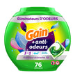 Gain Flings Laundry Detergent Pacs Super Fresh Blast Scent with Odour Defense, 76 Count 🍁 All In One Marketplace Canada