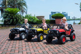 Voiture électrique pour enfant 2 places RAIDER, style Jeep, 24V, avec télécommande et roues arrière, modèle 2025.