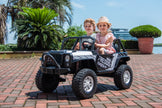 Voiture électrique pour enfant 2 places RAIDER, style Jeep, 24V, avec télécommande et roues arrière, modèle 2025.