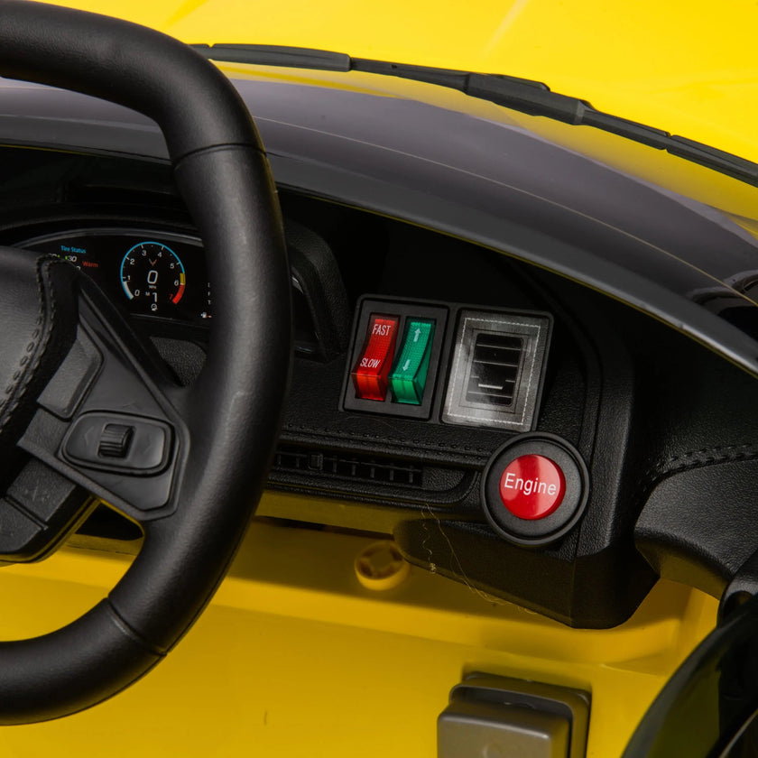 12V Chevrolet Corvette C8 1-Seater Kids Ride-On Car