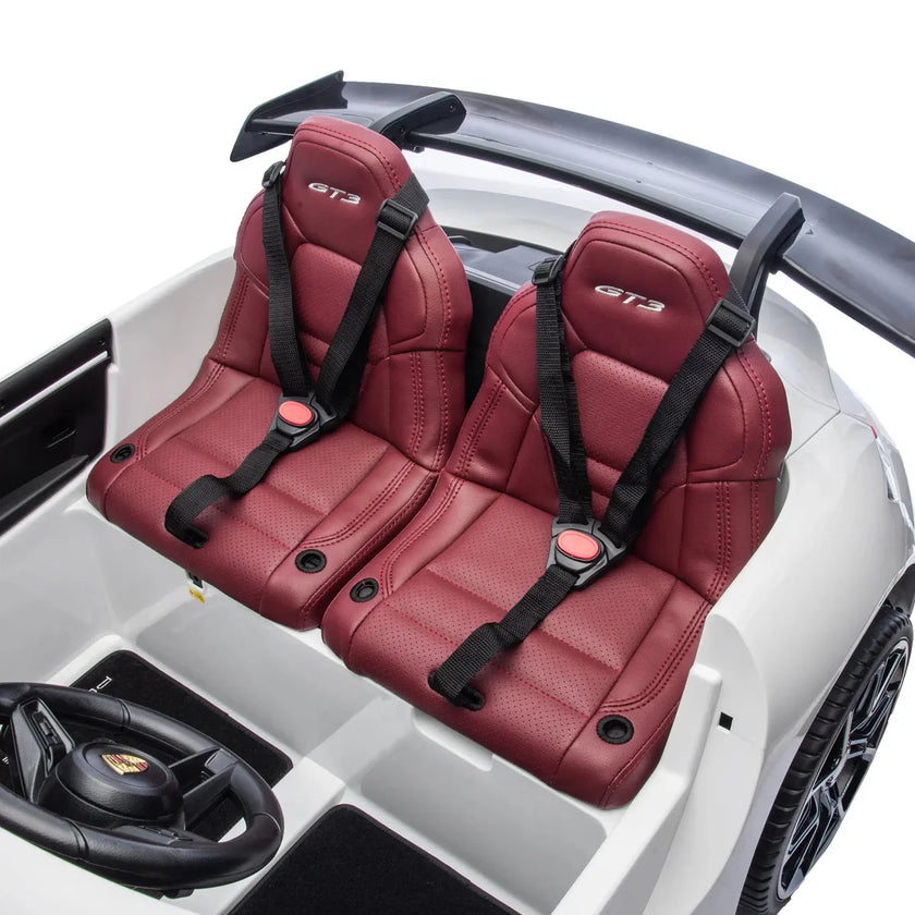 2026 24V Porsche 911 GT3 2 Seater Kids Ride On Car - NEW Silent Motor