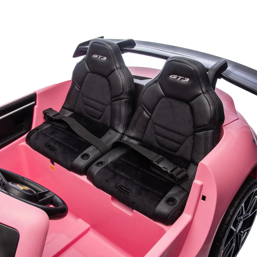2026 24V Porsche 911 GT3 2 Seater Kids Ride On Car - NEW Silent Motor
