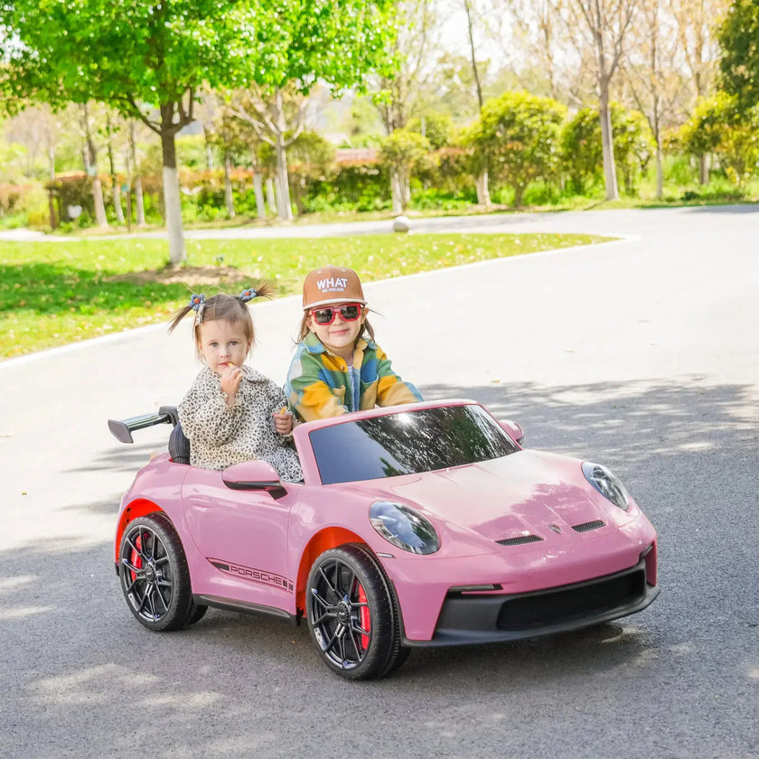 2026 24V Porsche 911 GT3 2 Seater Kids Ride On Car - NEW Silent Motor