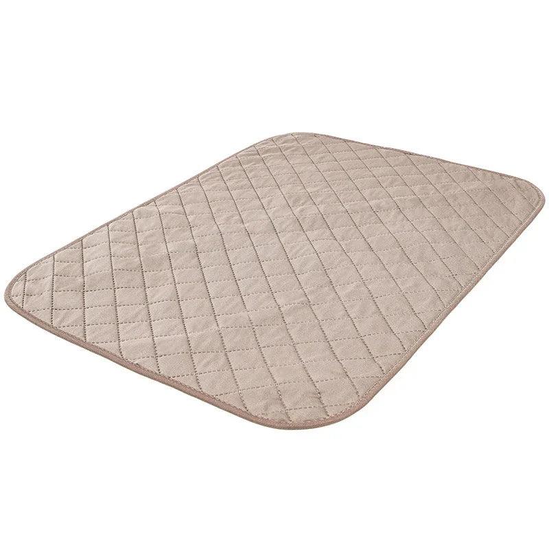 Bamboo Charcoal Fibre Pet Training Pad – Deodorant, Moisture-Proof Dog Pad | Beige & Green | S/M/L
