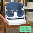 Ingenuity Baby Base 2-in-1 Booster Feeding and Floor Seat with Self-Storing Tray - Night Sky 🍁 All In One Marketplace Canada