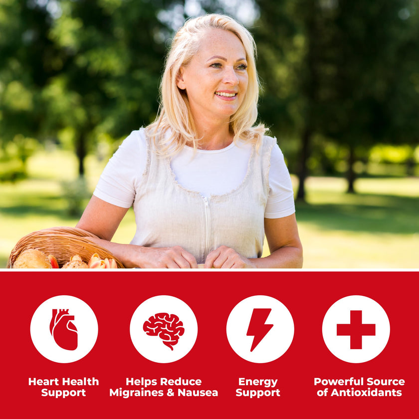 PlantVital Coenzyme Q10 - Made in Canada - 400mg (2 capsule per day) - CoQ10 Supplement - Support Cardiovascular Health - High-Potency - Helps Reduce Migraine Frequency - 45 Days Supply - 90 Capsules 🍁 All In One Marketplace Canada