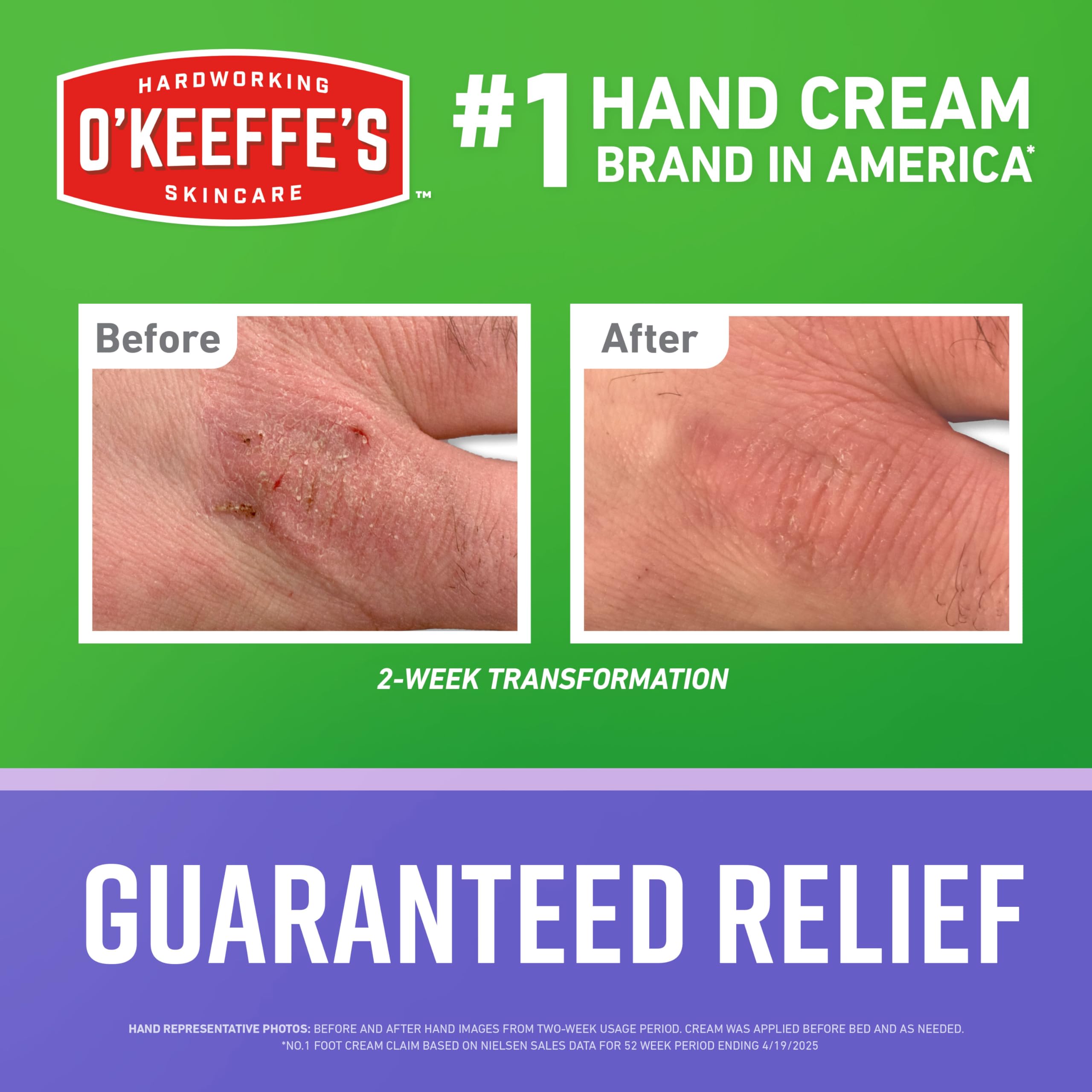 O'Keeffe's Working Hands Night Treatment Hand Cream, Restorative Lotion Works While You Sleep, Deep Conditioning Oils, 7oz/198g Tube, (Pack of 1) 🍁 All In One Marketplace Canada