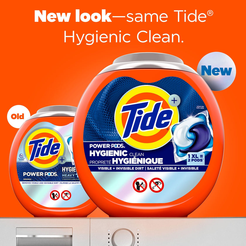 Tide Hygienic Clean Power PODS Laundry Detergent Pacs Original Scent Removes Visible and Invisible Dirt, 45 Count 🍁 All In One Marketplace Canada