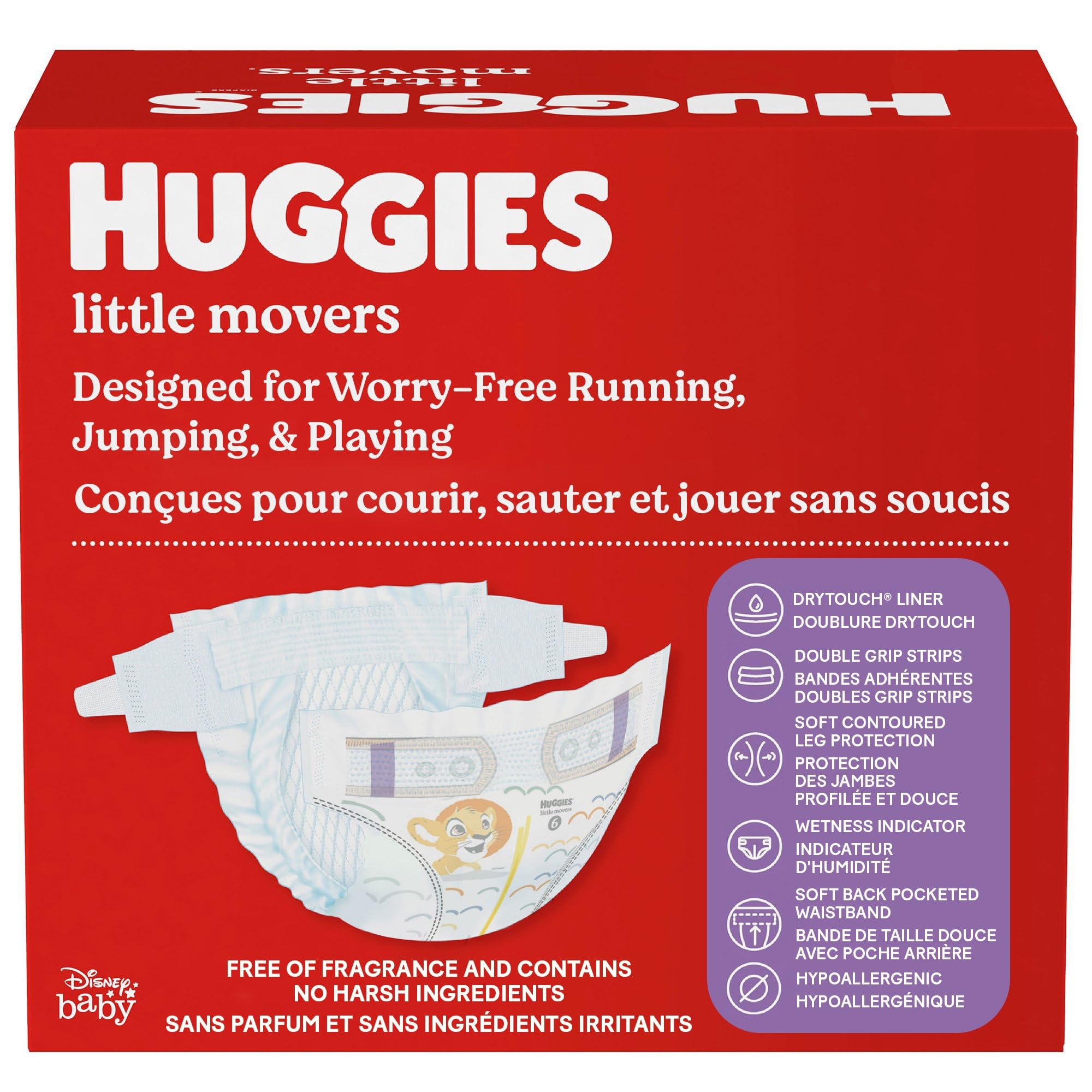 Huggies Size 3 Diapers, Little Movers Baby Diapers, Size 3 (16-28 lbs), 168 Count, Packaging May Vary 🍁 All In One Marketplace Canada