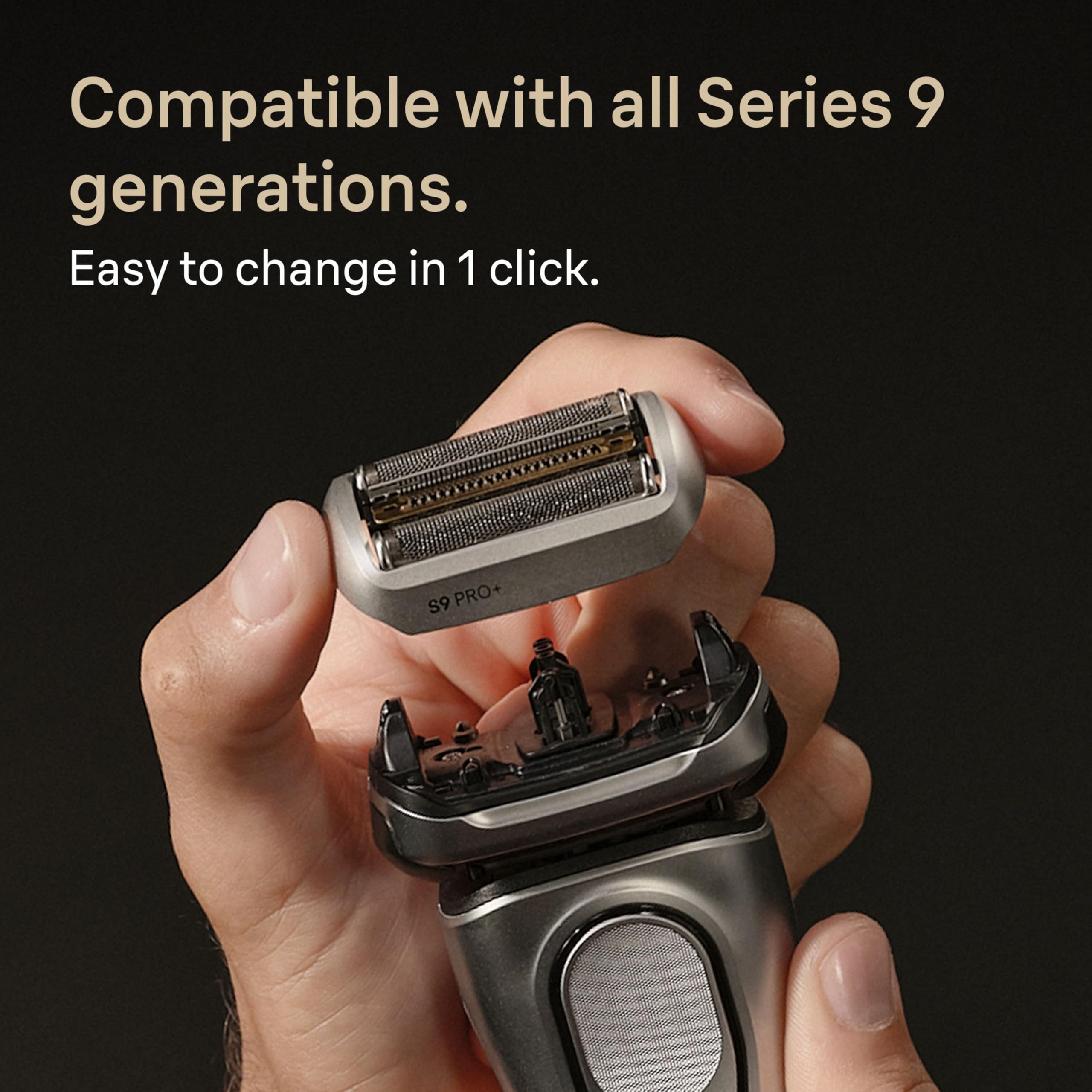 Braun Series 9 Replacement Head, Electric Razor Men, Original Replacement Head Series 9 96M, Silver 🍁 All In One Marketplace Canada