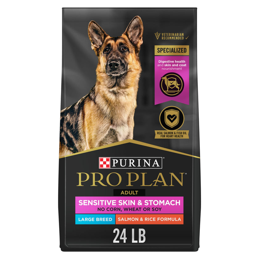 Purina Pro Plan Sensitive Skin & Stomach Large Breed Dry Dog Food, Salmon - 10.9 kg Bag 🍁 All In One Marketplace Canada