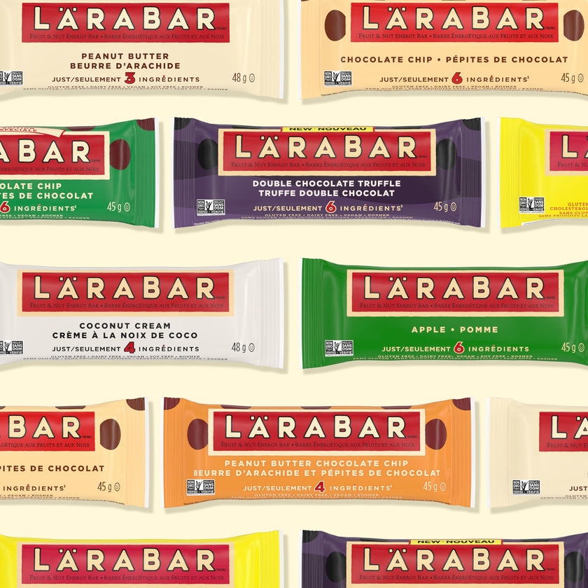 LÄRABAR Chocolate Chip Banana Bread, Fruit and Nut Energy Bar, Pack of 16 Bars, Gluten Free, Vegan, Family Pack, Snack Bars, 720 Grams Package 🍁 All In One Marketplace Canada
