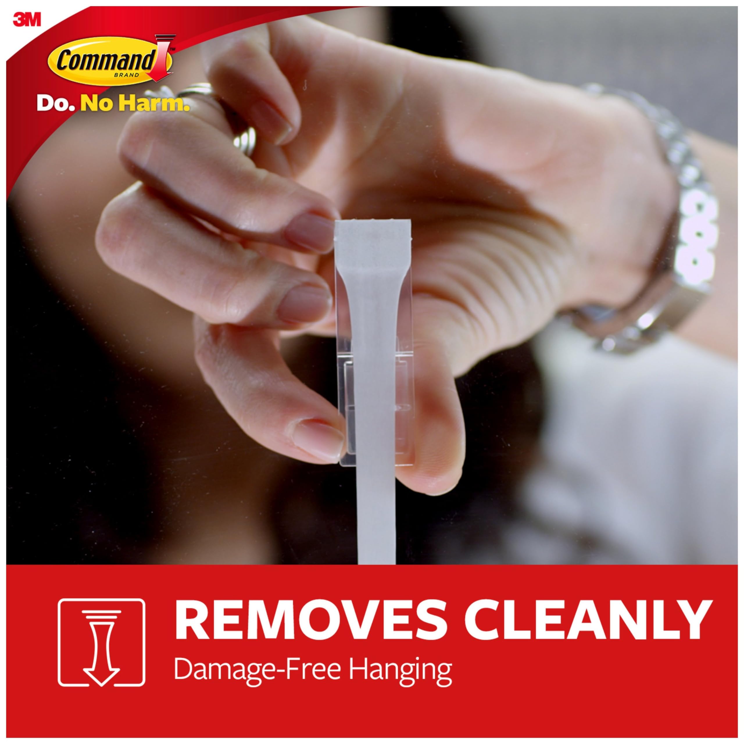 Command Large Refill Adhesive Strips, Damage Free Hanging Wall Adhesive for Large Indoor Wall Hooks, No Tools Removable Adhesives for Living Spaces, 20 White Command Strips 🍁 All In One Marketplace Canada
