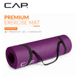 CAP Barbell High Density Exercise Yoga Mat with strap, 68