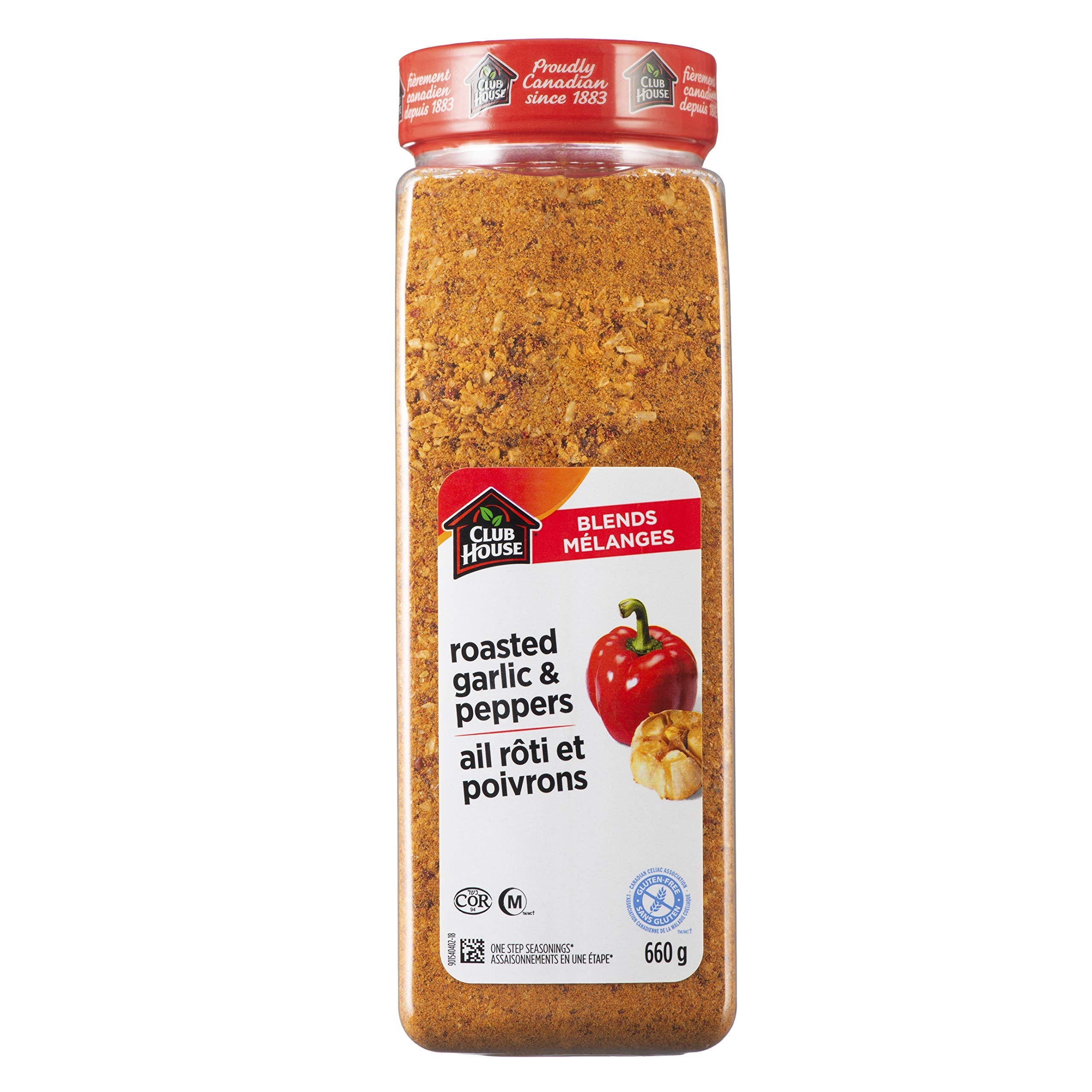 Club House Roasted Garlic and Red Pepper One Step Seasoning 660g - Imported From Canada 🍁 All In One Marketplace Canada