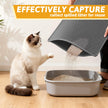 Pieviev Cat Litter Mat Trapper - 76 x 61cm Honeycomb Double Layer Tapis Litiere Chat -Traps Messes, Easy Clean and Durable (Gray) 🍁 All In One Marketplace Canada